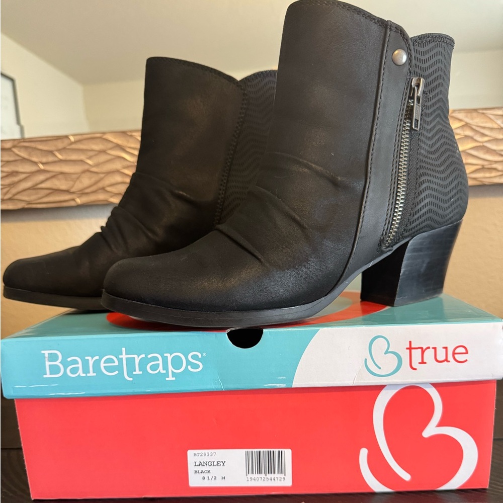 Bare traps black booties